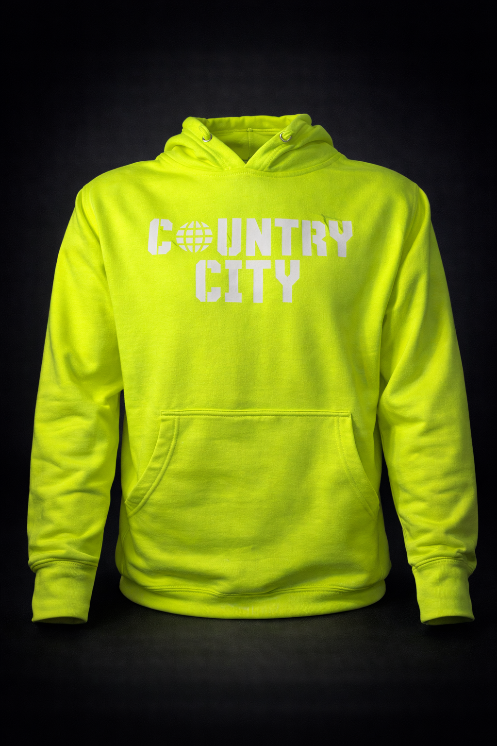 Country City Safety Yellow Hoodie