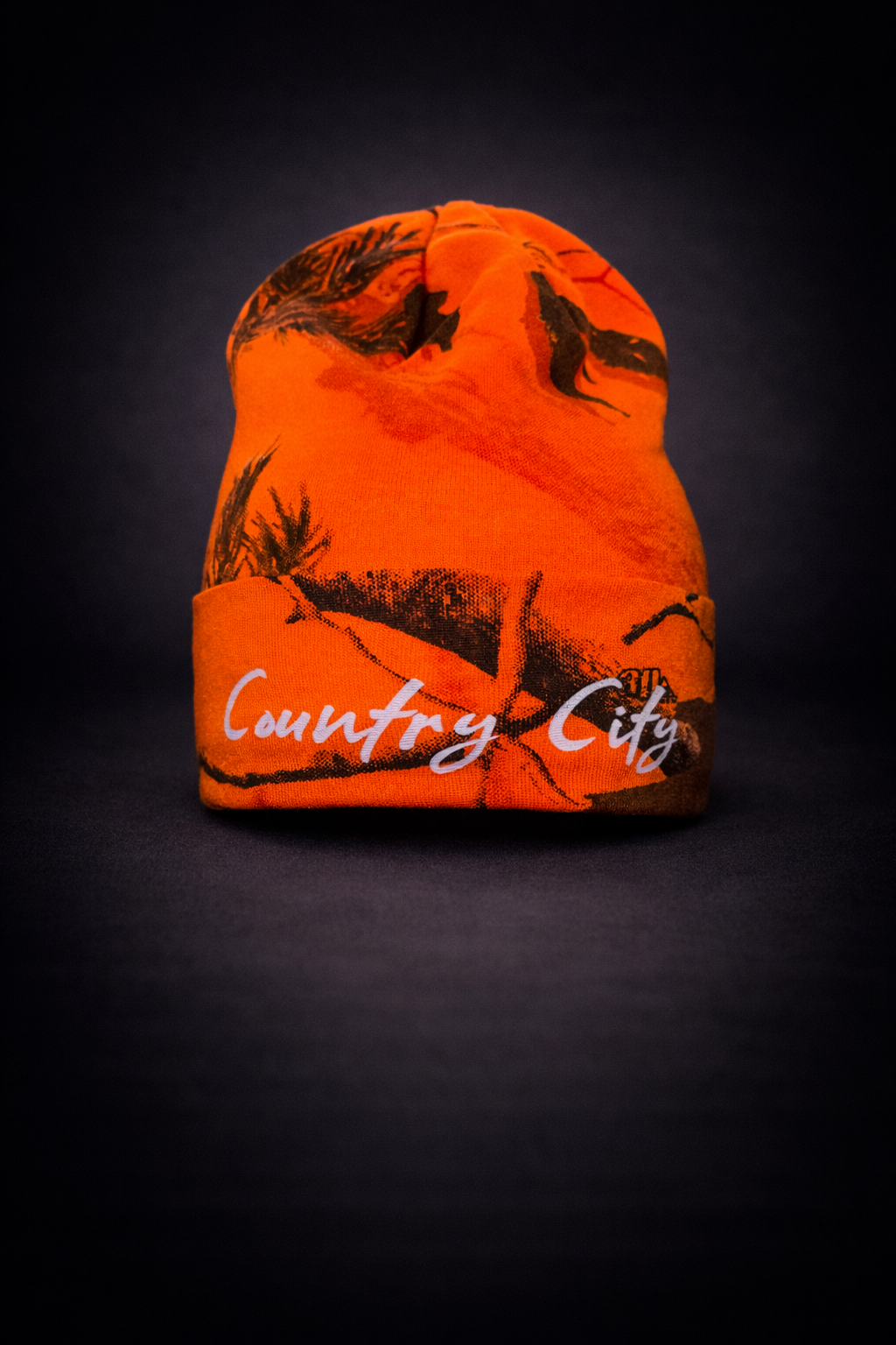 Country City Blaze Real Tree Beanie