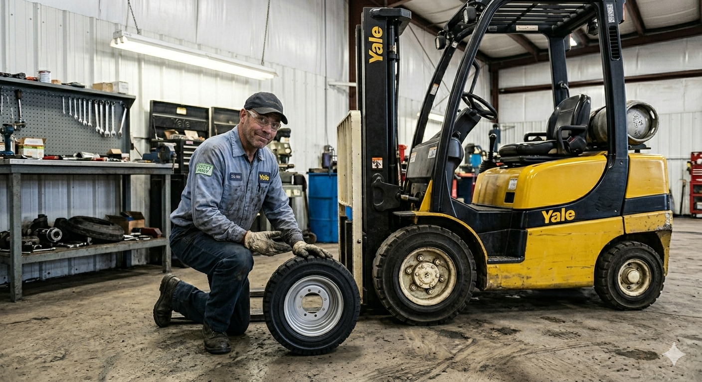How to Extend the Life of Your Forklift Tires