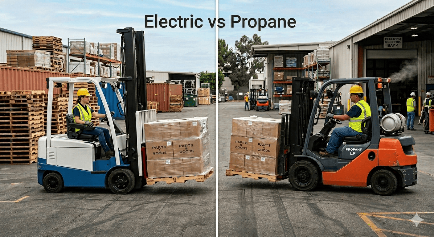 Electric Forklift vs Propane Forklift