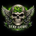 Green-winged skull logo with SG initials and “SEAT GURU” banner