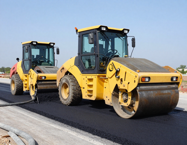 Stendi asfalto CSC Impianti impiegato in cantiere