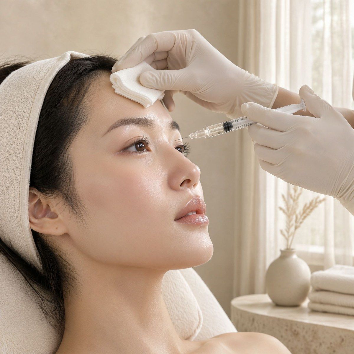 Columella Filler treatment at Art of Shine Clinic in Seomyeon, Busan (illustrative photo)