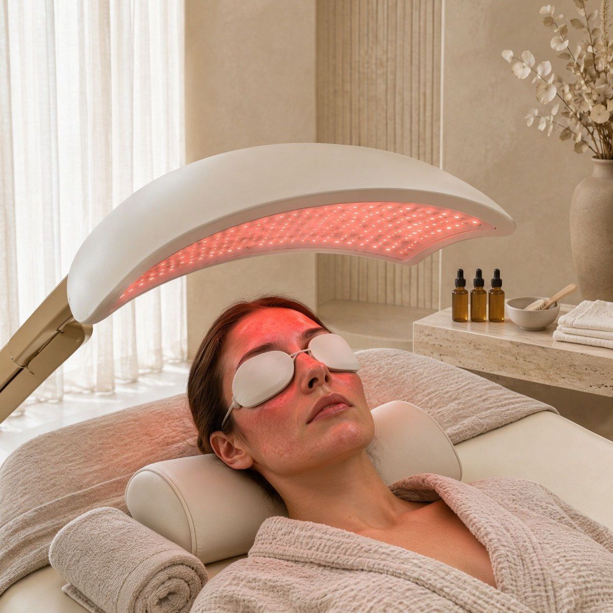LED Therapy treatment at Art of Shine Clinic in Seomyeon, Busan (illustrative photo)