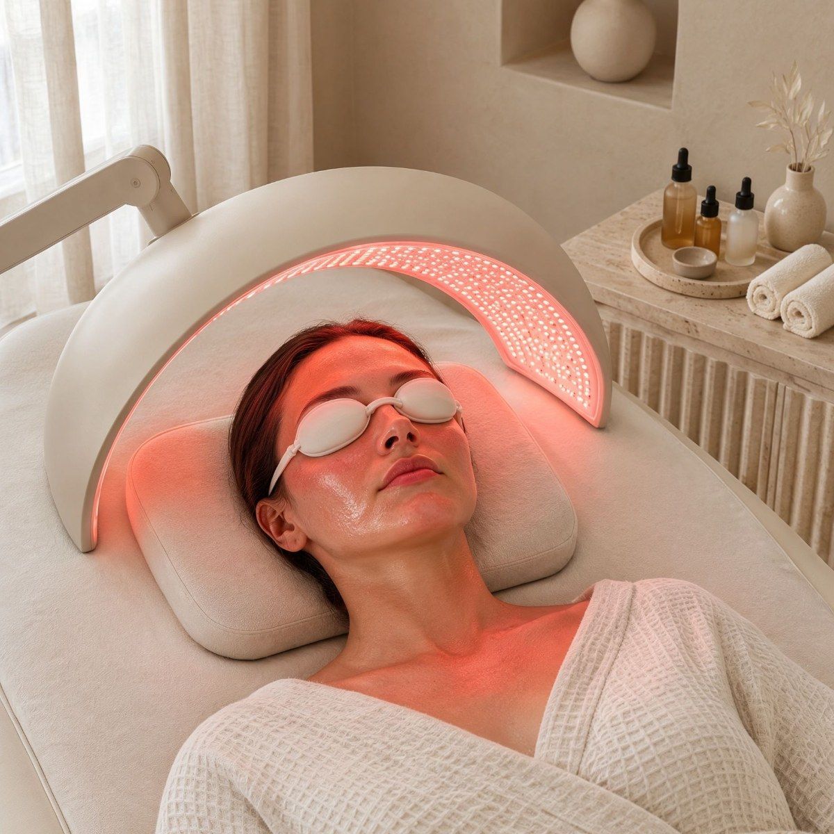 Omega LED Care treatment at Art of Shine Clinic in Seomyeon, Busan (illustrative photo)