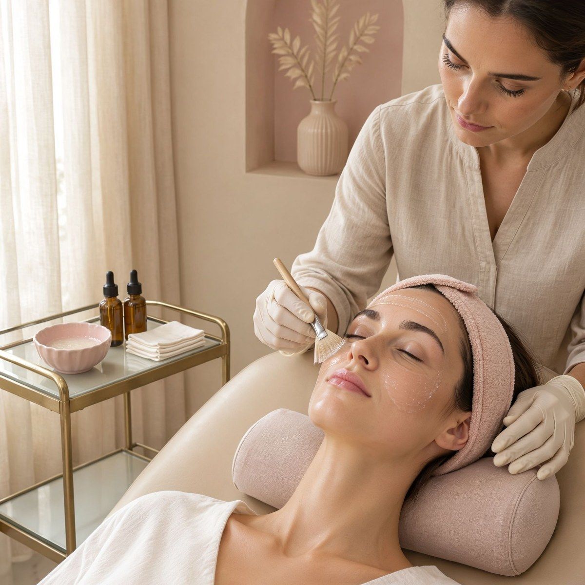 Pink Peel treatment at Art of Shine Clinic in Seomyeon, Busan (illustrative photo)