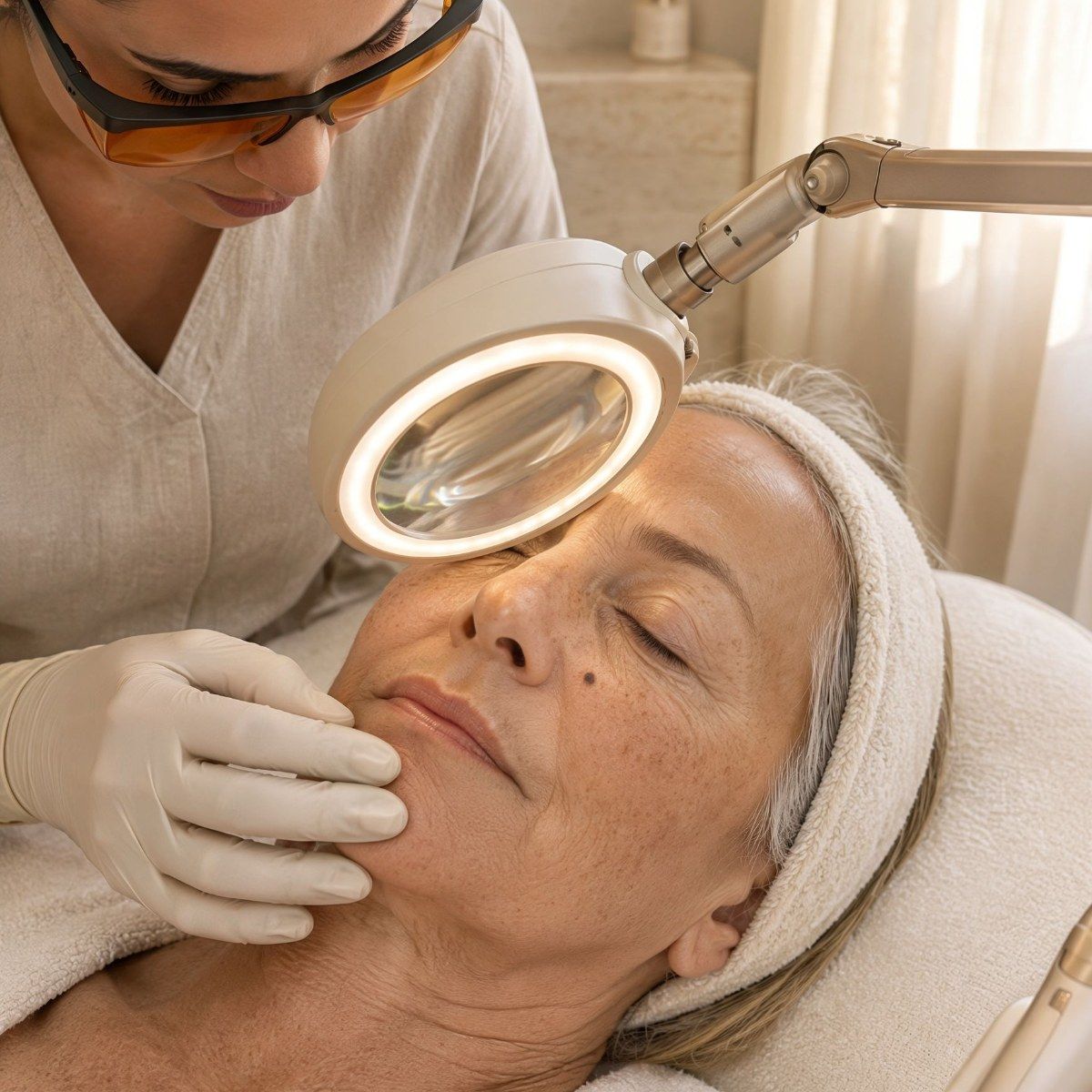 Sebaceous Hyperplasia Removal treatment at Art of Shine Clinic in Seomyeon, Busan (illustrative photo)
