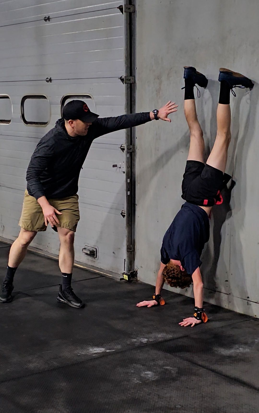 Coaching the wall climb