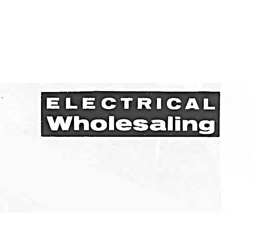 Black-and-white “ELECTRICAL Wholesaling” logo on a white background