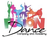 A colorful logo for the dance company and academy