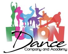 A colorful logo for the dance company and academy