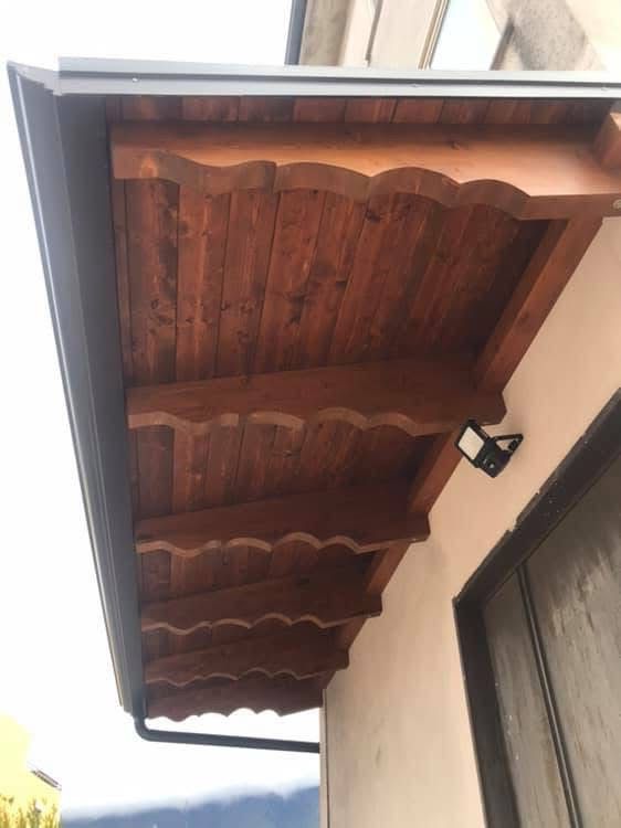 dettaglio copertura in legno