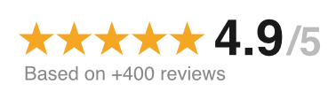 Business Reviews 4.8-star average from over 400 reviews