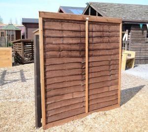 J&Z Fencing Lap wooden fence panels