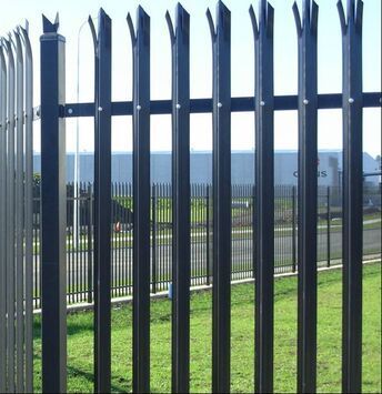 J&Z Fencing palisade fence around commercial premises in Gibbons Down