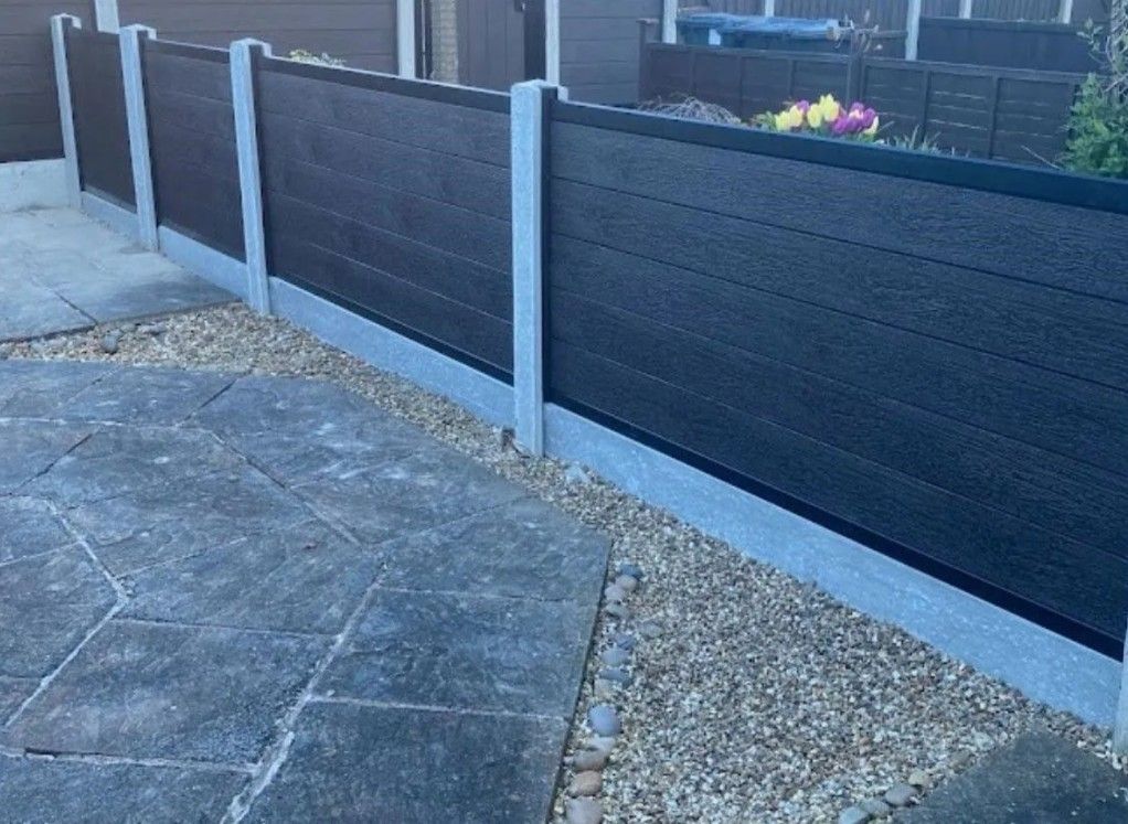 J&Z Fencing 4 foot composite fencing Caerphilly