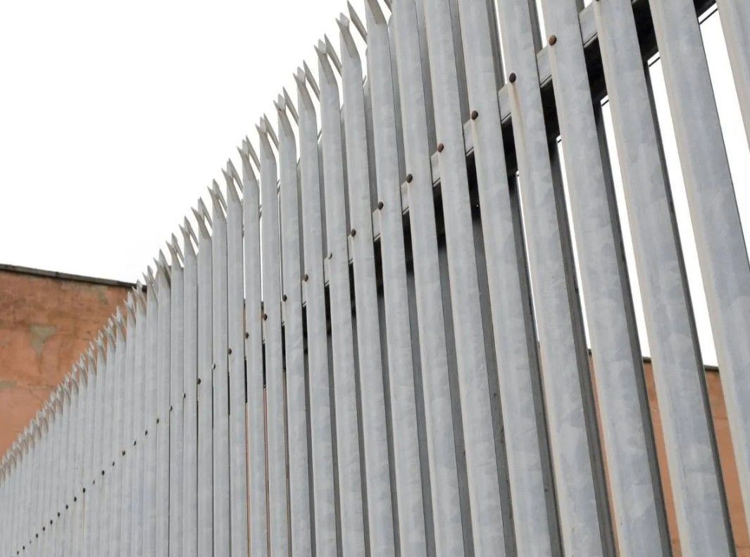 J&Z Fencing palisade fence around commercial premises in Adamsdown