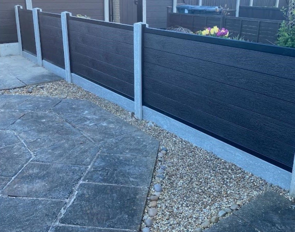 J&Z Fencing 4 foot composite fencing Wenvoe