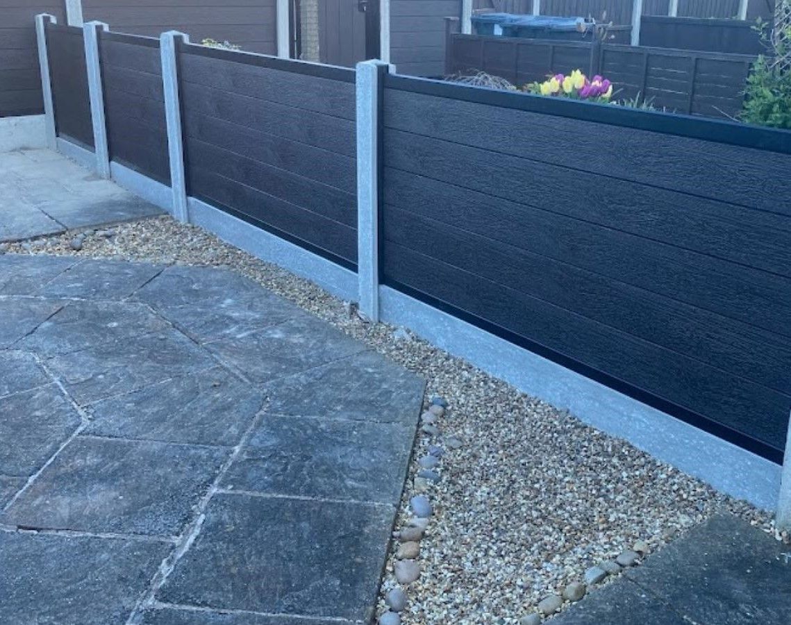 J&Z Fencing 4 foot composite fencing St Athan