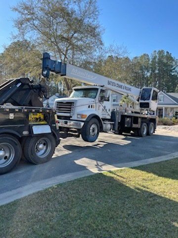 Towing A White Tow Truck — Rincon, GA — Rahn’s Services