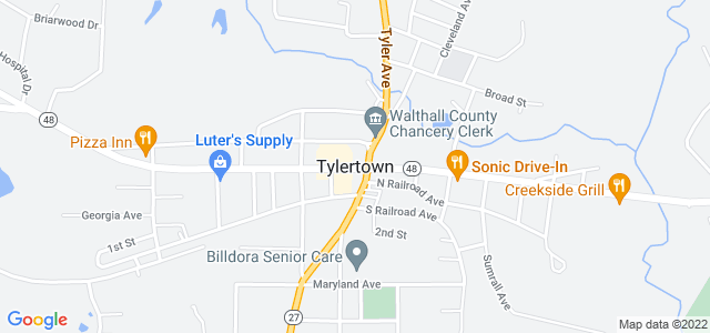 Map of business location