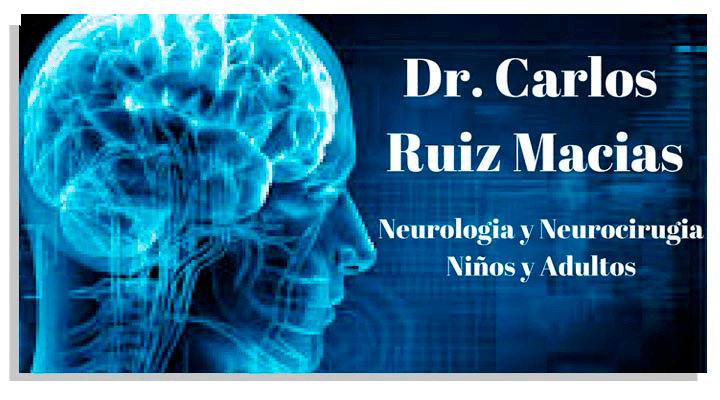 Una imagen de un cerebro con el nombre dr. carlos ruiz macías en ello