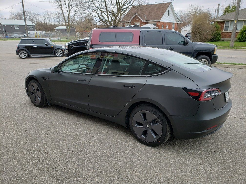 Matte Black Car
