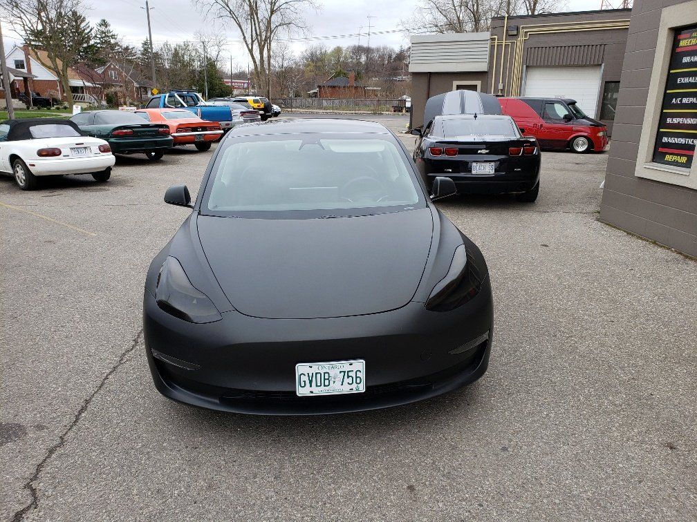 Matte Black Car