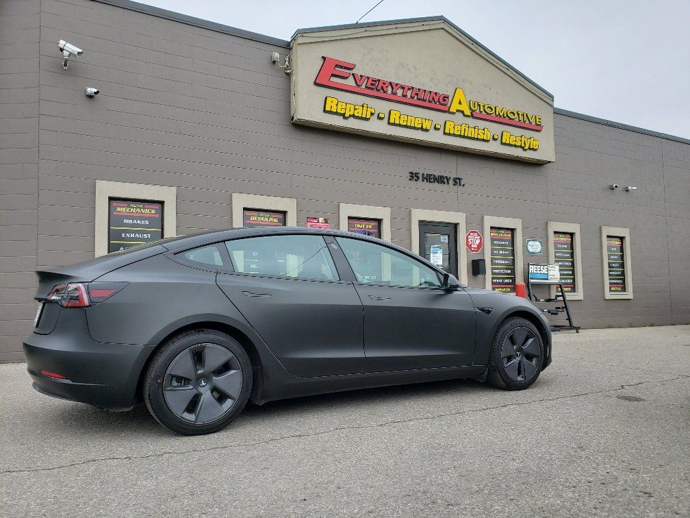 Matte Black Car