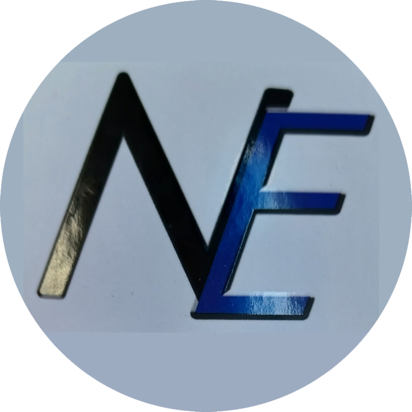 A logo featuring the letters 