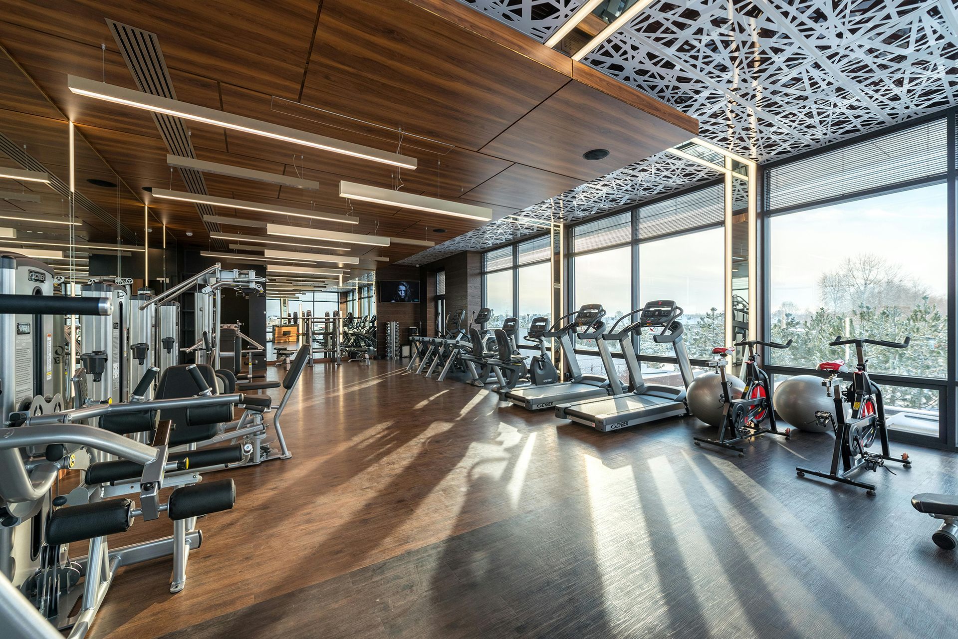 Large Gym with A Lot of Equipment