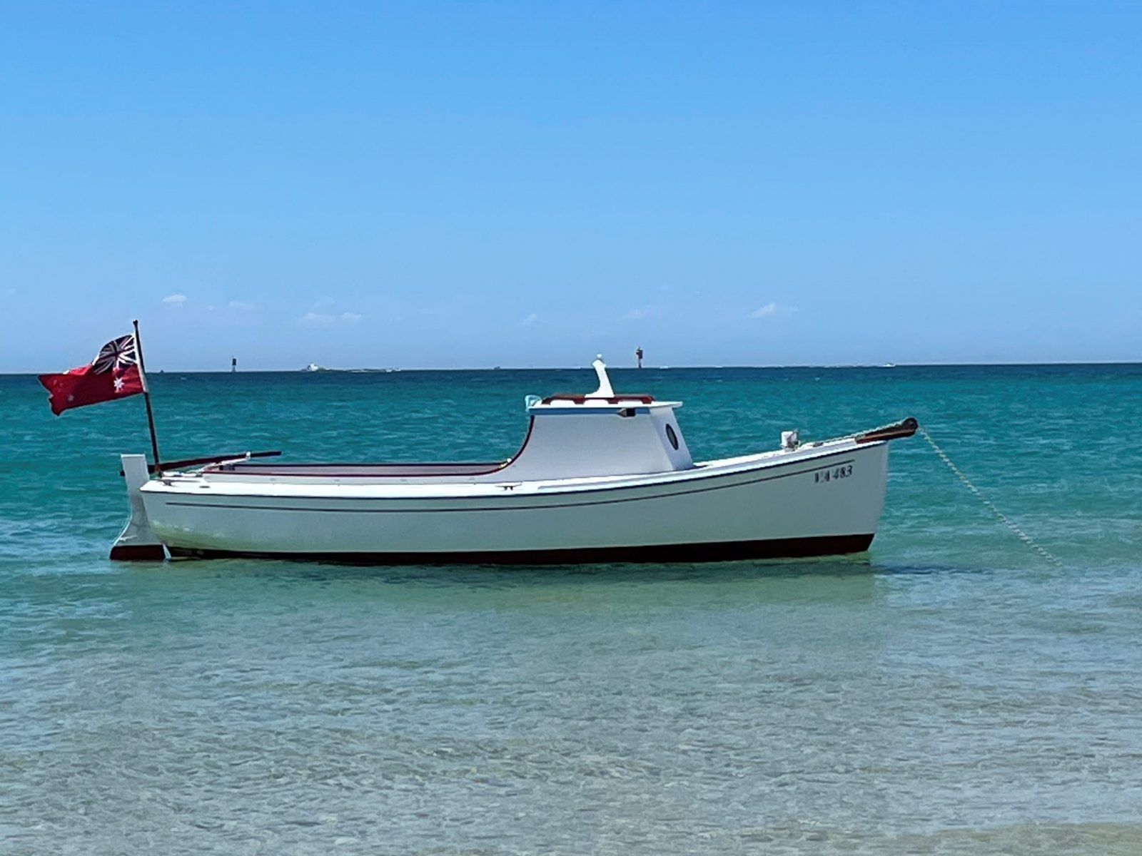 Amalfi Boat in the Middle of the Sea and Ready to Sail — Rosebud, Vic — Corsair Boats