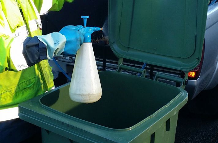 Mississippi residential trash can cleaning service