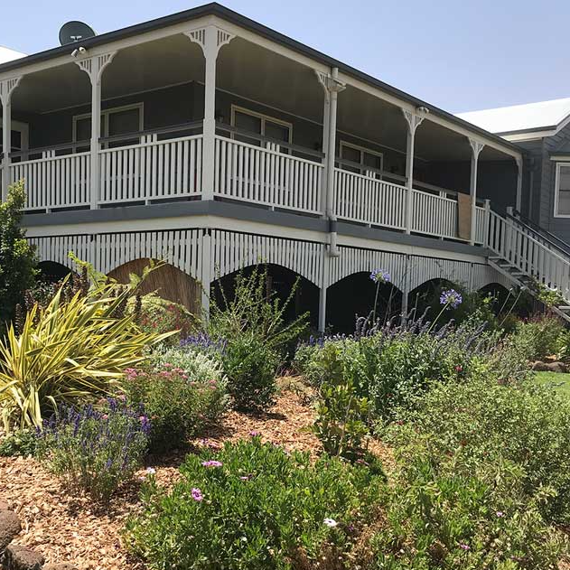 large yard garden