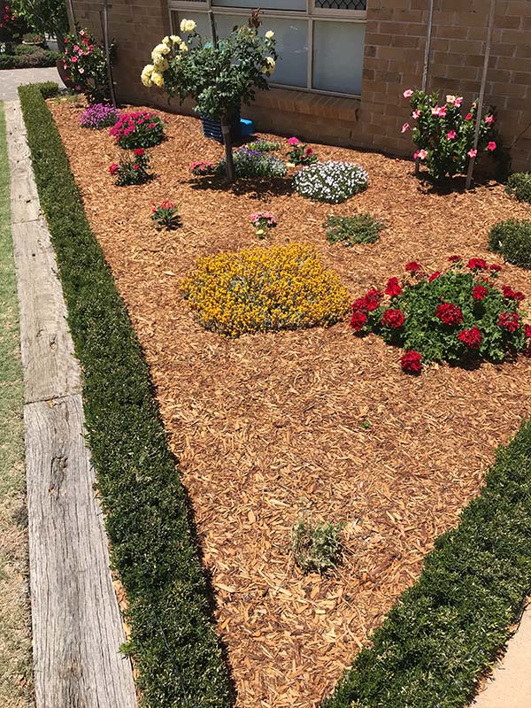 well maintained garden