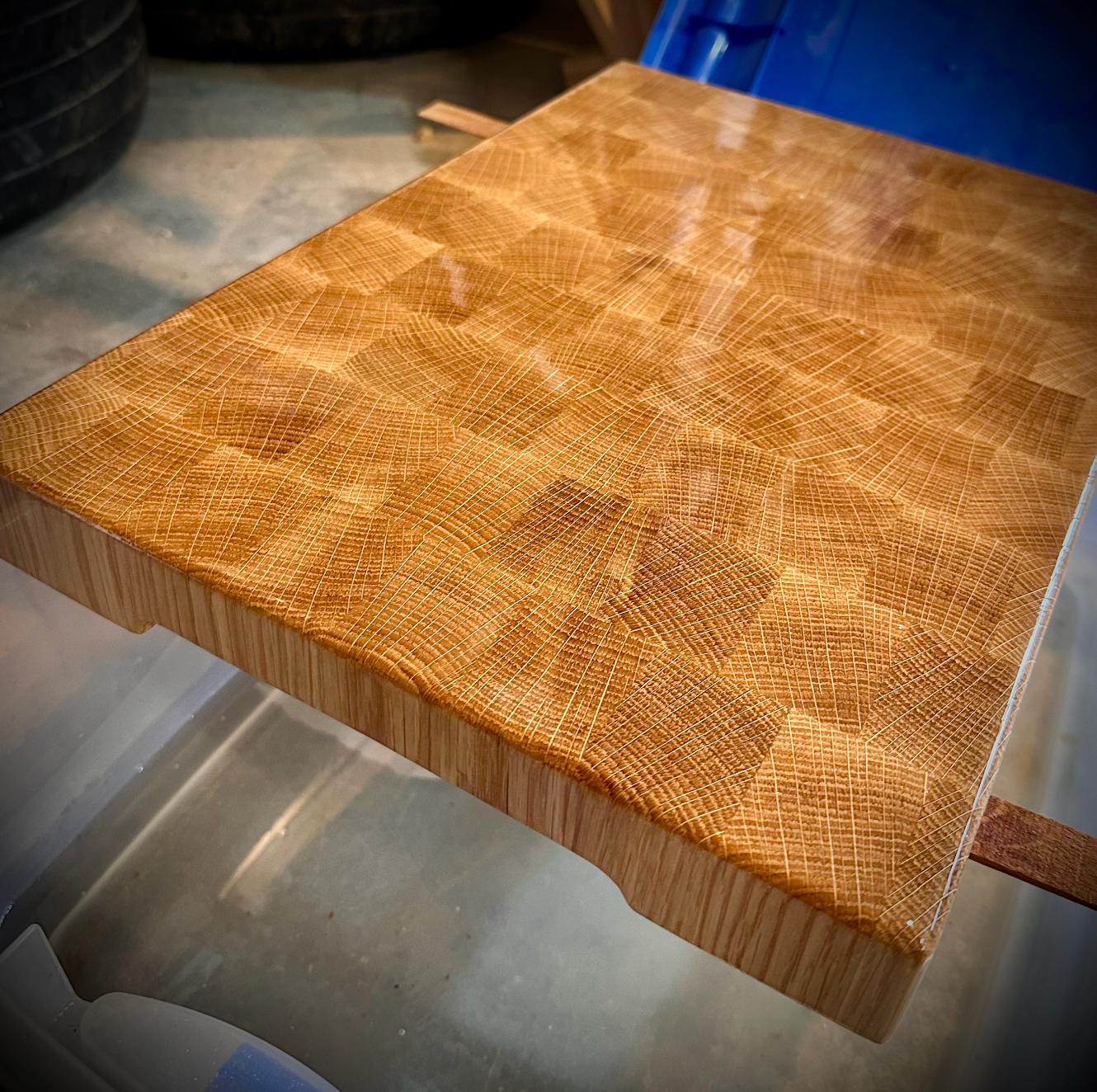 White Oak End Grain Cutting Board, image size:1330x1324