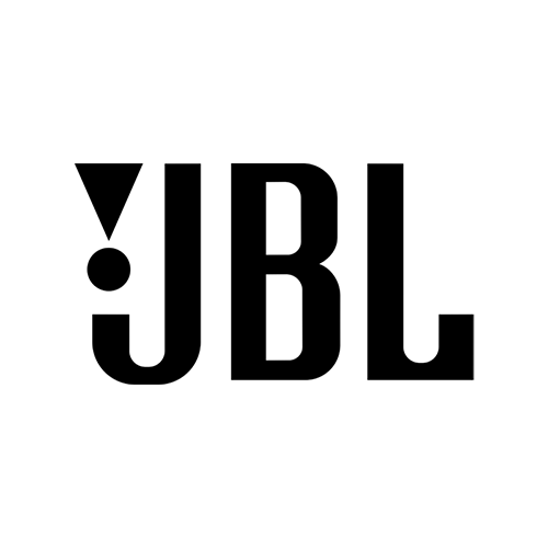 JBL logo in black on a white background