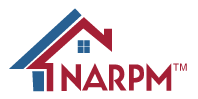 The logo for narpm tm shows a house with a roof and a window.
