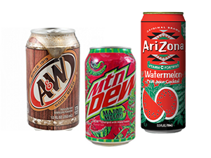 canned drinks