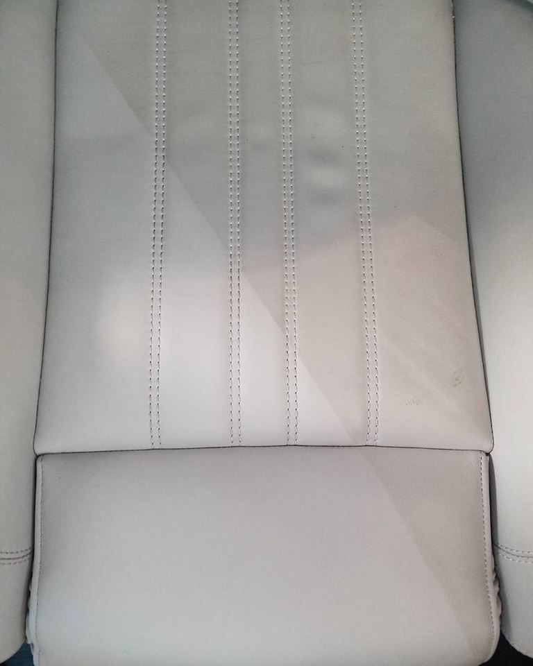 Before and After Leather