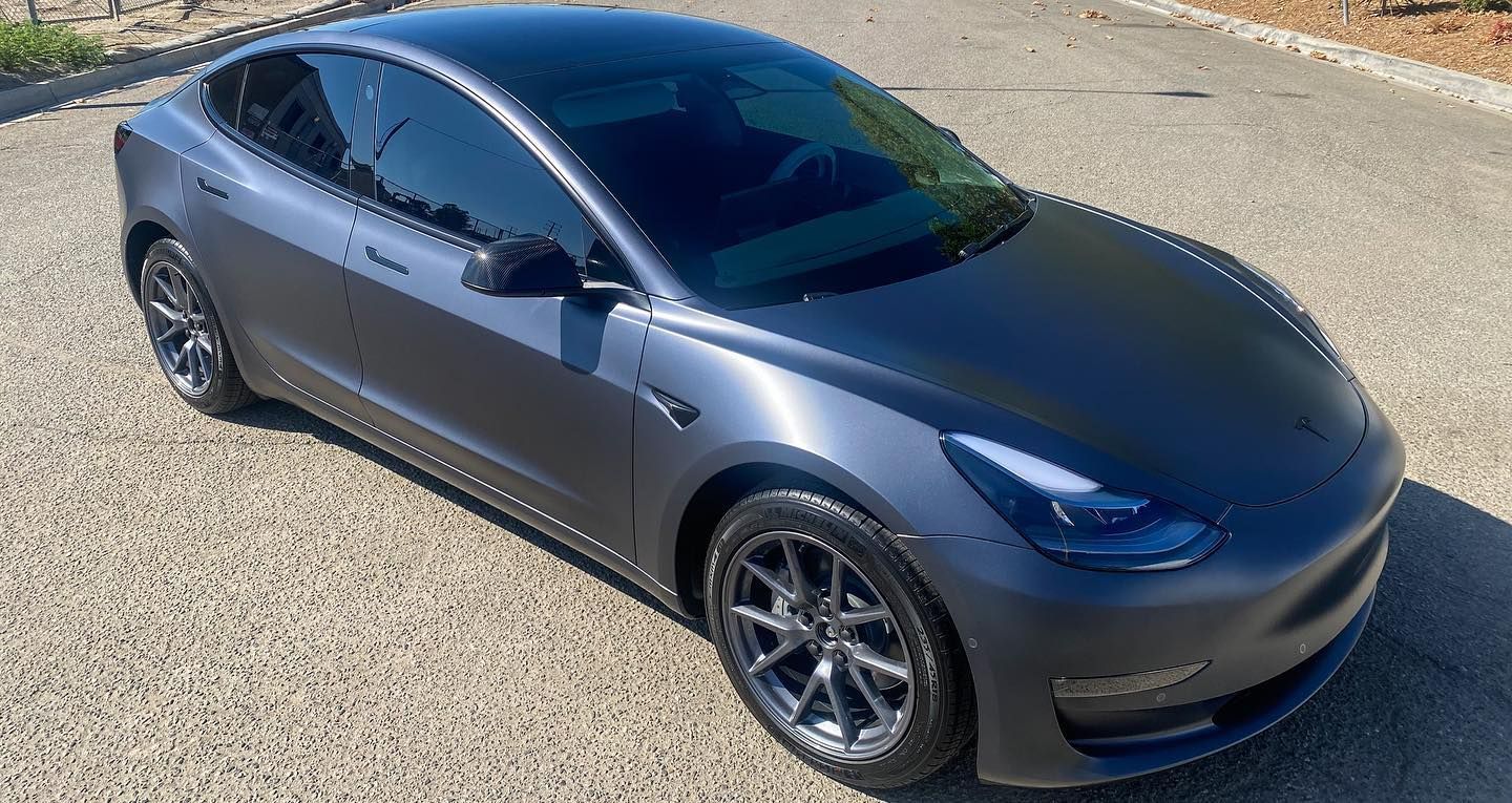 Matte PPF Tesla