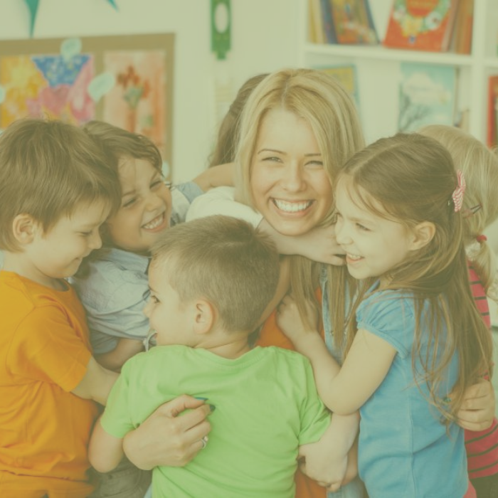Kids Country Child Care students