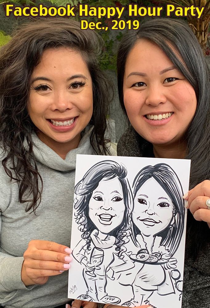 caricature couple