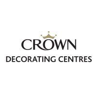 The logo for crown decorating centres has a crown on it.