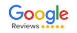 A google review logo on a white background.