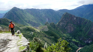 Machu Picchu view from the Sun Gate