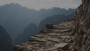 Original Inca Trail in Machu Picchu