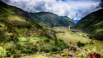 The beautiful Sacred Valley of the Incas
