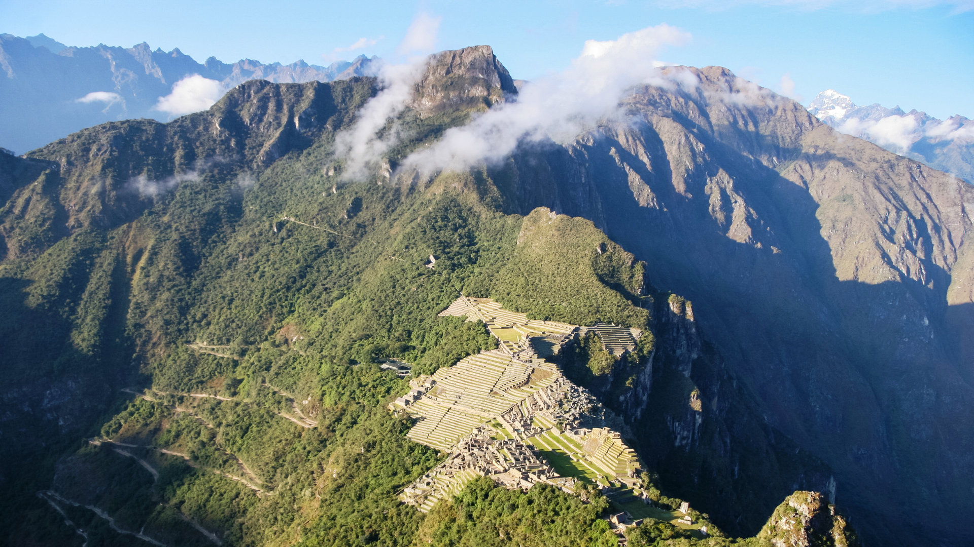 View from Huaynapicchu View from Huaynapicchu
