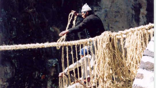 Qeswachaca Inca Bridge